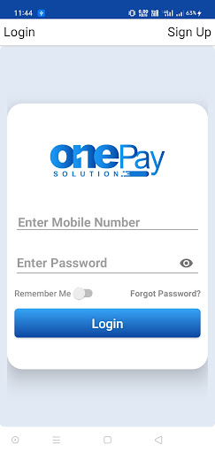 1PaySolution Screen 3