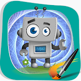 Robot Coloring Kids Game icon