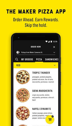 Android application Maker Pizza screenshort
