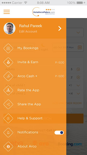 Android application Hotel Arco Palace - Budget Hot screenshort