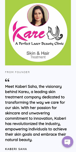 Kare U Skin Care Treatment Screen 3