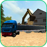 Construction Truck 3D: Gravel icon