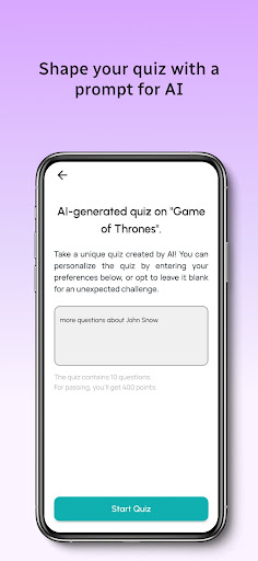 Literary Quiz: AI Challenge Screen 2