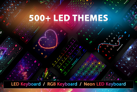 Neon LED Keyboard - RGB Themes  screenshots 1