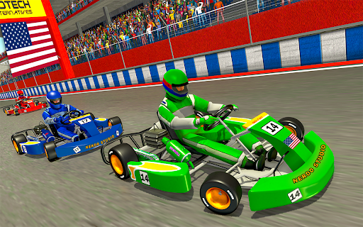 Go Kart Racing Games 3D Stunt screenshot 5