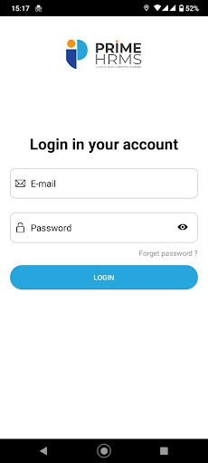 Android application PrimeHRMS ESS screenshort
