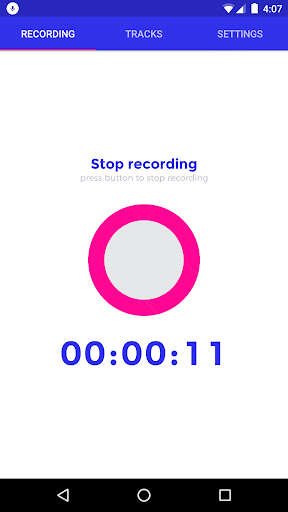 Android application VOREC - Voice Recorder screenshort