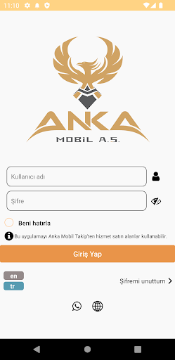 Android application Anka Takip screenshort