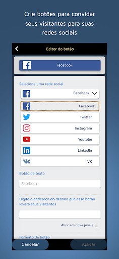 Website builder no Android — Screenshot 5