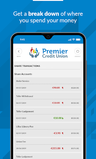 Premier Credit Union Screen 3
