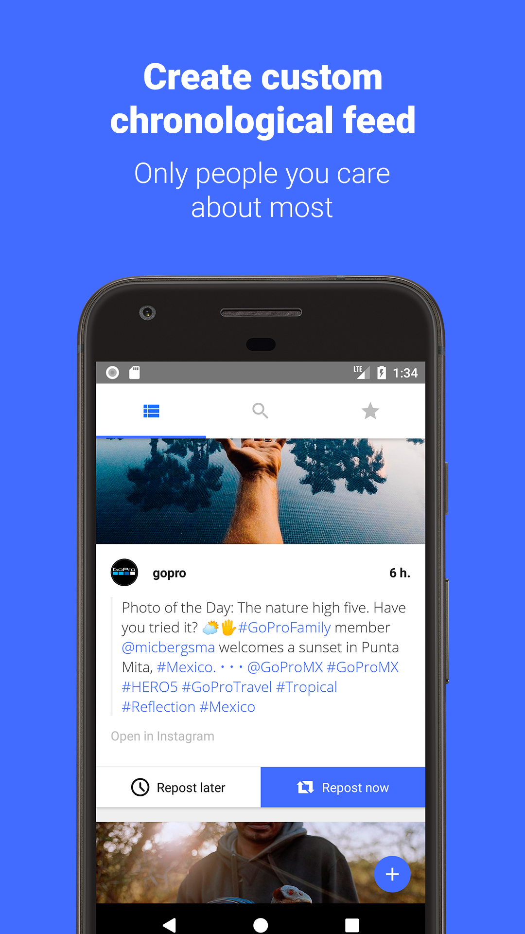 Android application Reposter for Instagram: Download & Save screenshort