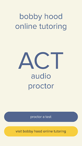 ACT Audio Proctor