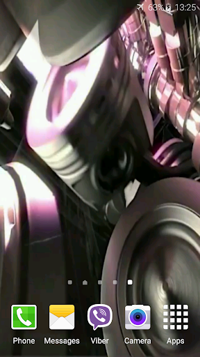 Android application Engine Car 3D Live Wallpaper screenshort