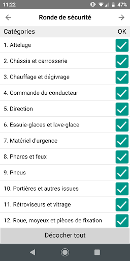 Android application ClicAssist screenshort
