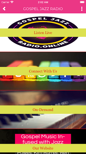 Android application Gospel Jazz Radio screenshort
