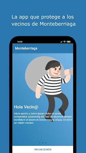 Android application Seguridad MONTEBERRIAGA screenshort