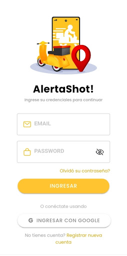 Android application AlertaShot screenshort