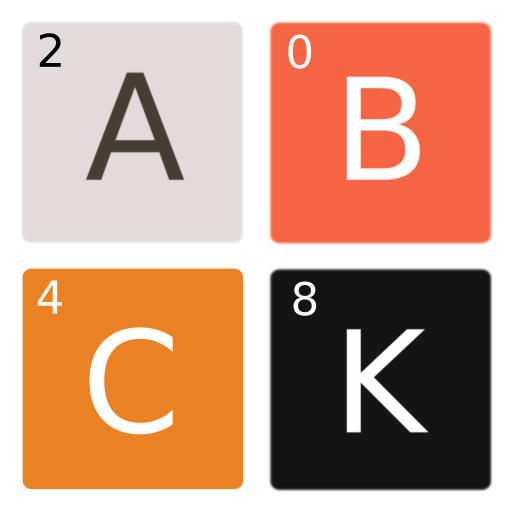 2048 Alphabet  Icon