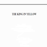 THE KING IN YELLOW icon