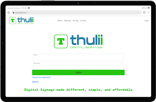 Thulii Digital Signage Screen 2