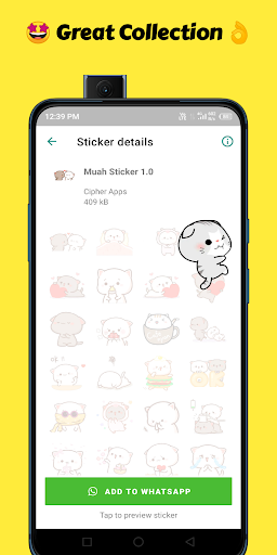Android application Muah Sticker for WA screenshort