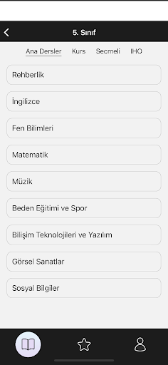Kazanım Defterim Screen 2