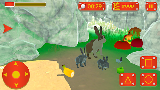 Jungle Rabbit Family Simulator