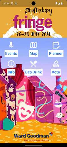 Android application Shaftesbury Fringe 2024 screenshort