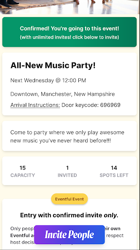 Android application Eventful screenshort