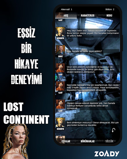 Android application Lost Continent screenshort