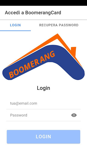 Android application Boomerang Card screenshort