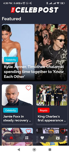 Android application The Celeb Post screenshort
