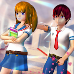 Cover Image of Baixar High School Life Anime Girl 3D  APK