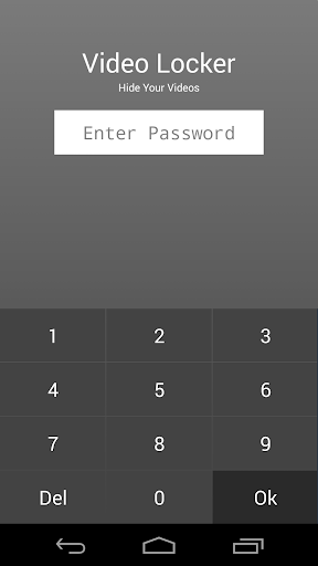 Android application Vid Locker - Hide Videos screenshort