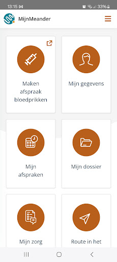 Android application MijnMeander screenshort