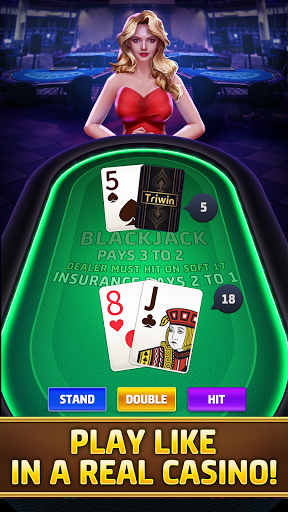 Blackjack 21: Free online poker game & video poker 1.6 screenshots 4