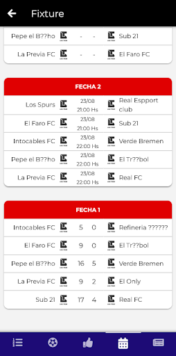 Liga Tigre Screen 3