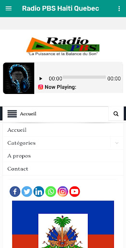 Radio PBS Haïti-Québec Screen 3