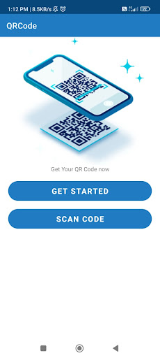Android application Get QR Tattoo screenshort