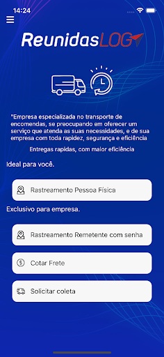 Android application Reunidas Log screenshort