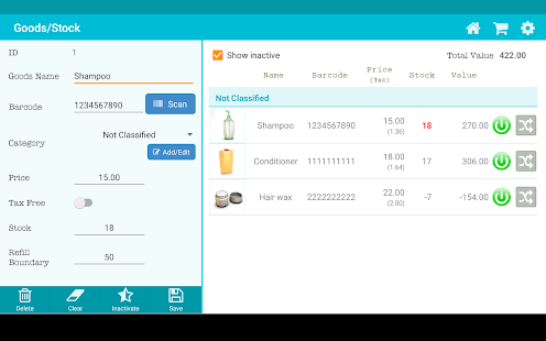 TapPOS Inventry Sales manager 5.5.1 APK screenshots 9