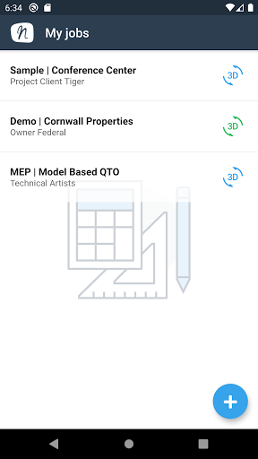 Android application NOVA BIM QTO screenshort