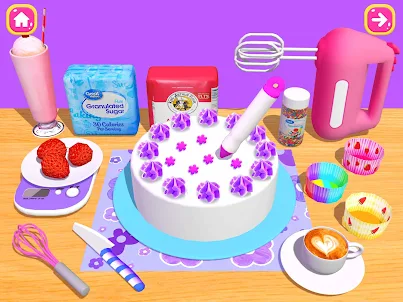 DIY做蛋糕遊戲: 做飯大師神器模擬器小遊戲大全