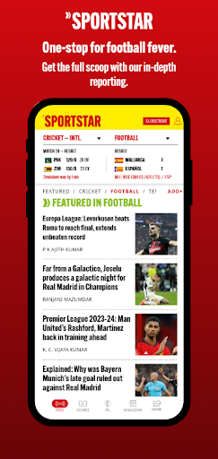 Sportstar - Live Sports & News Screen 3