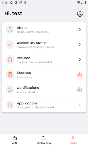 Android application Chappell Enterprises UK screenshort