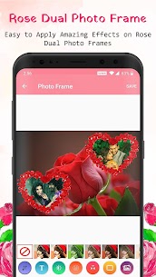Rose Dual Photo Frame For PC installation