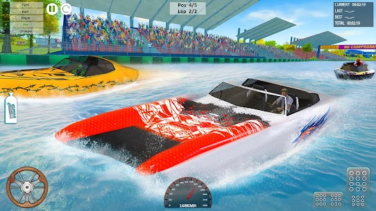 أقصى قارب سباق 2019: سرعة مزلجة مائية حيلة ألعاب 5
