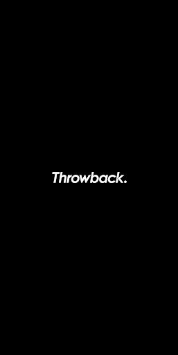 Android application Throwback. screenshort