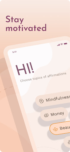 AffirmateMe: Daily Motivation Screen 2