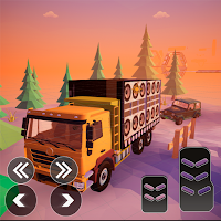 Indian Truck Merge Cars Driver